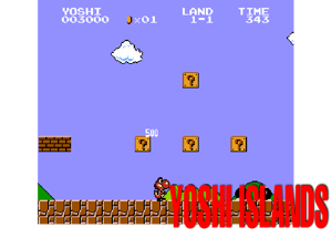 Game Thumbnail - Yoshi Islands (SMB1 Hack)